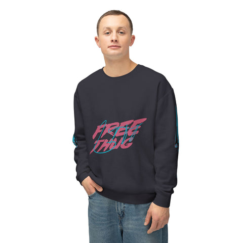 Free Thug Lightweight Crewneck Sweatshirt