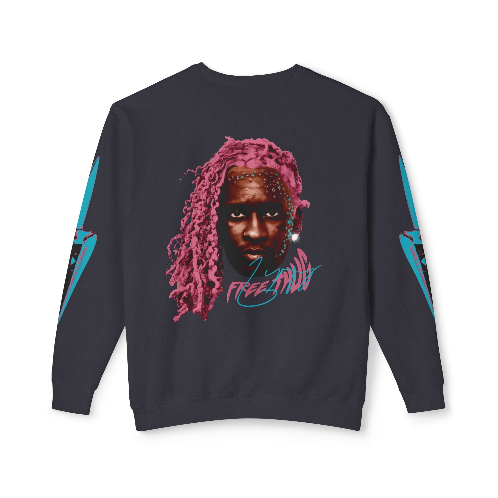 Free Thug Lightweight Crewneck Sweatshirt