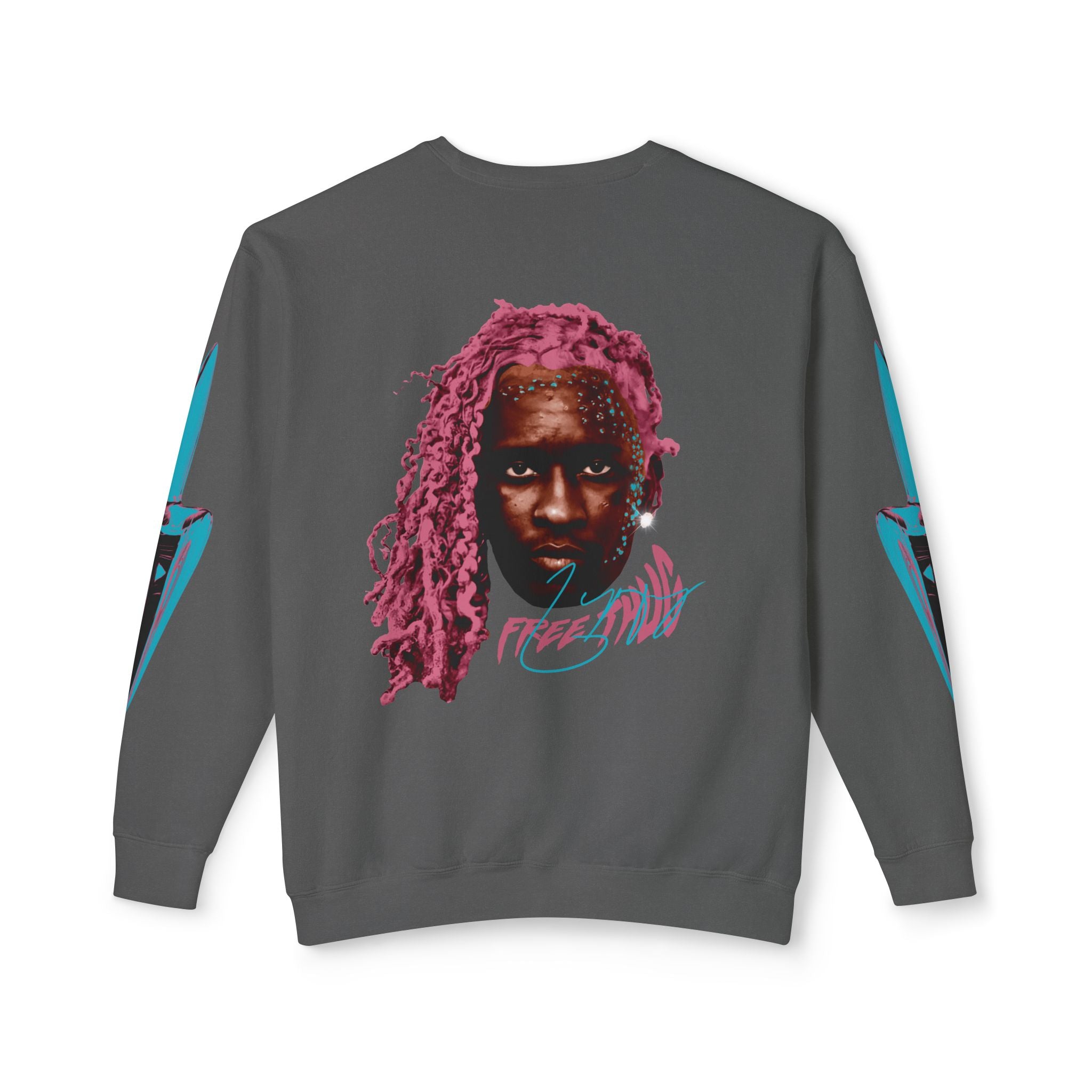 Free Thug Lightweight Crewneck Sweatshirt